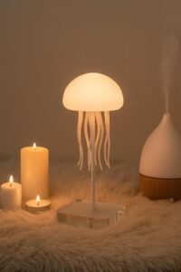 Rotating Jellyfish Lamp RGB LED – Decorative Lamp for Kids Room, Living Room - Image 2