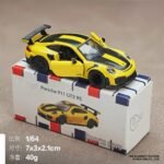 Bburago Porsche 911 GT2 RS Turquoise Blue Die-Cast Model Car – 1:64 Scale Collectible Miniature Supercar - Image 2