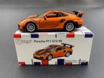 Bburago Porsche 911 GT2 RS Turquoise Blue Die-Cast Model Car – 1:64 Scale Collectible Miniature Supercar - Image 3