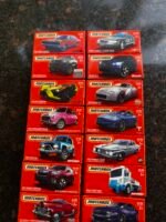 Mixed Matchbox Diecast Cars Collection – Assorted Licensed Vehicles & Classic Model Cars