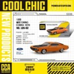 CCA 1:69 Scale Ford Torino Cobra 1970 Die-Cast Model Car – Collectible Miniature - Image 2