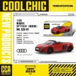 CCA 1:58 Scale Audi R8 Spyder Die-Cast Model Car – Premium Collectible