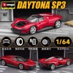 Bburago Ferrari Daytona SP3 1:64 Die-Cast Model Car – Collectible Miniature - Image 2